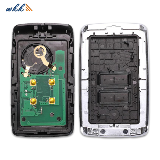 4 أزرار KRSIK4CH-01 4A 433 ميجا هرتز مفتاح السيارة الأبيض عن بعد لعام 2015+ رينو كادجار